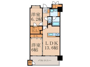 ニューガイア飯塚北の物件間取画像